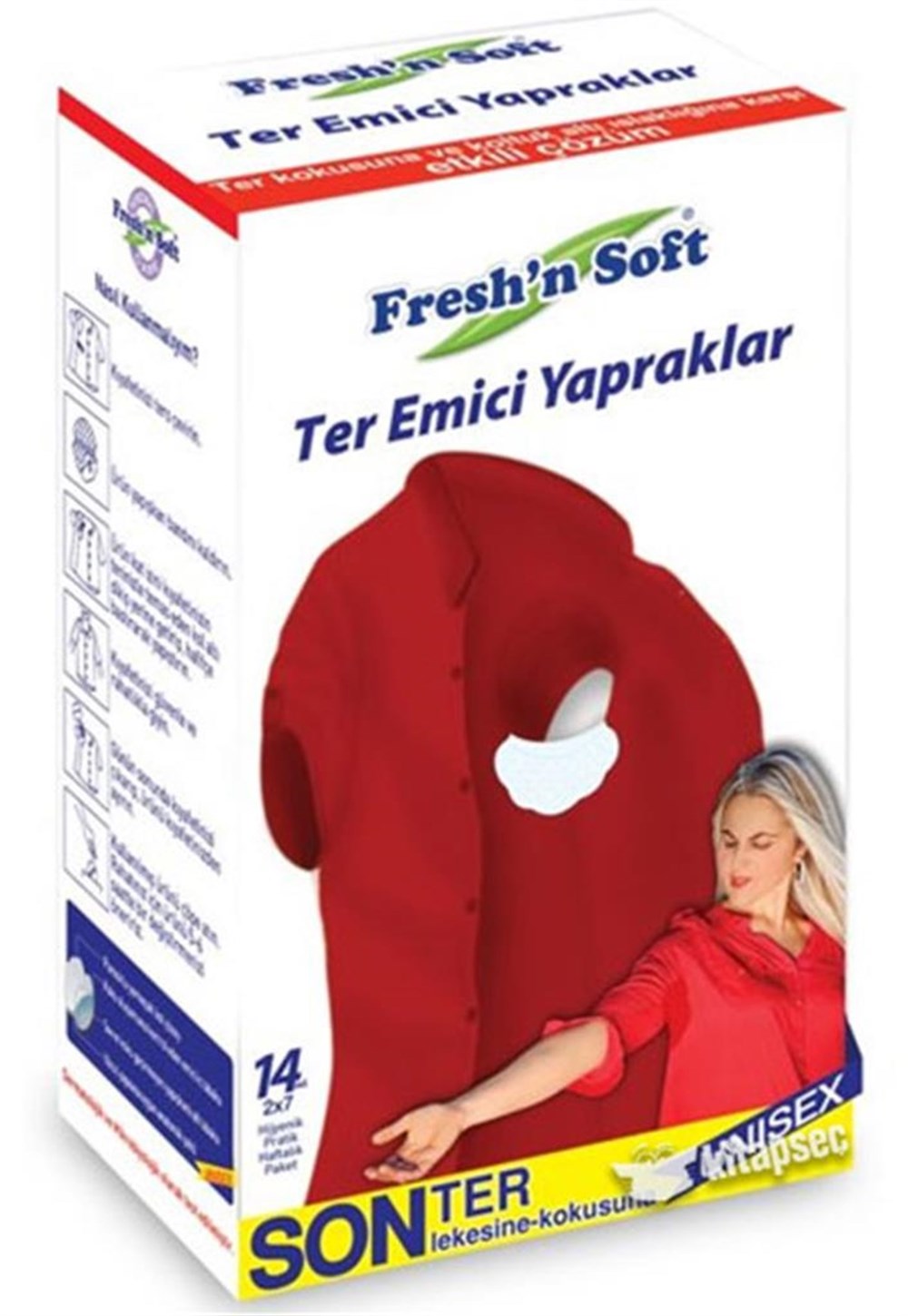 Freshn Soft Ter Emici Yapraklar 14 Adet