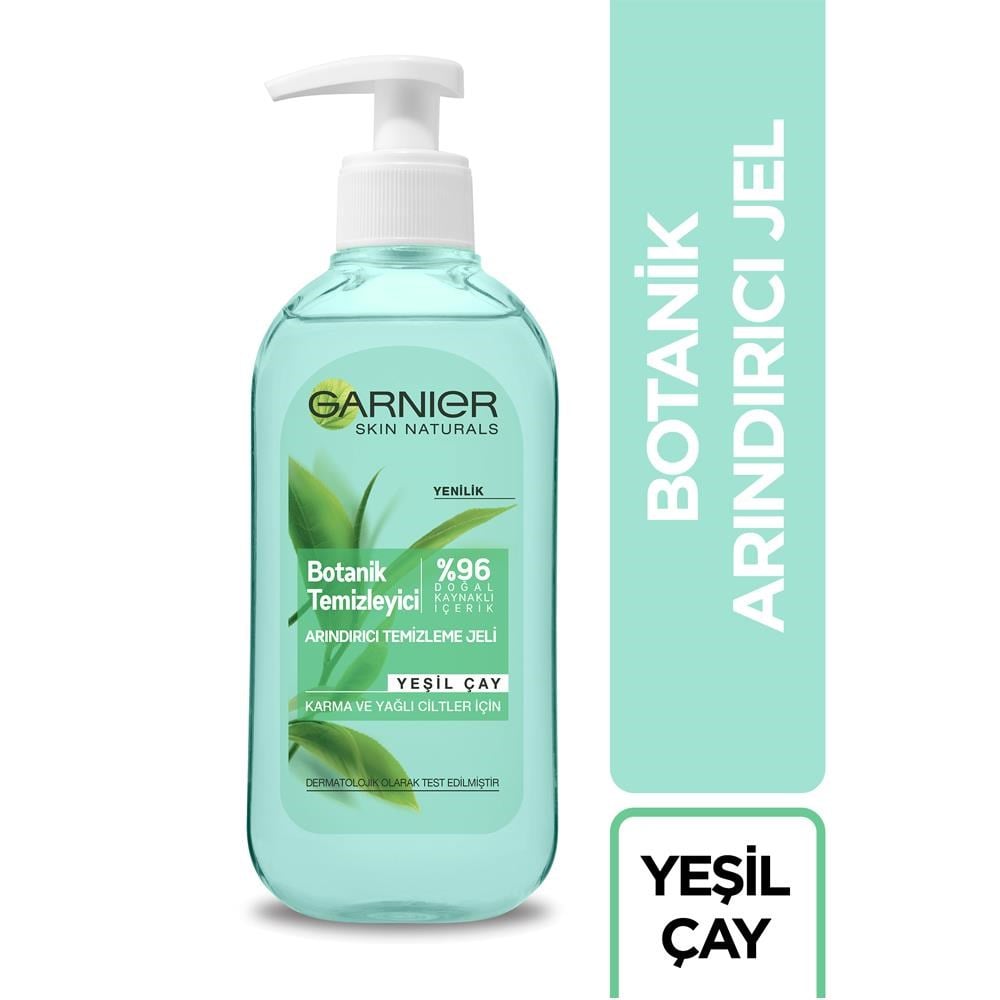 Garnier Botanik Temizleyici Arındırıcı Temizleme Jeli Yeşil Çay 200 Ml