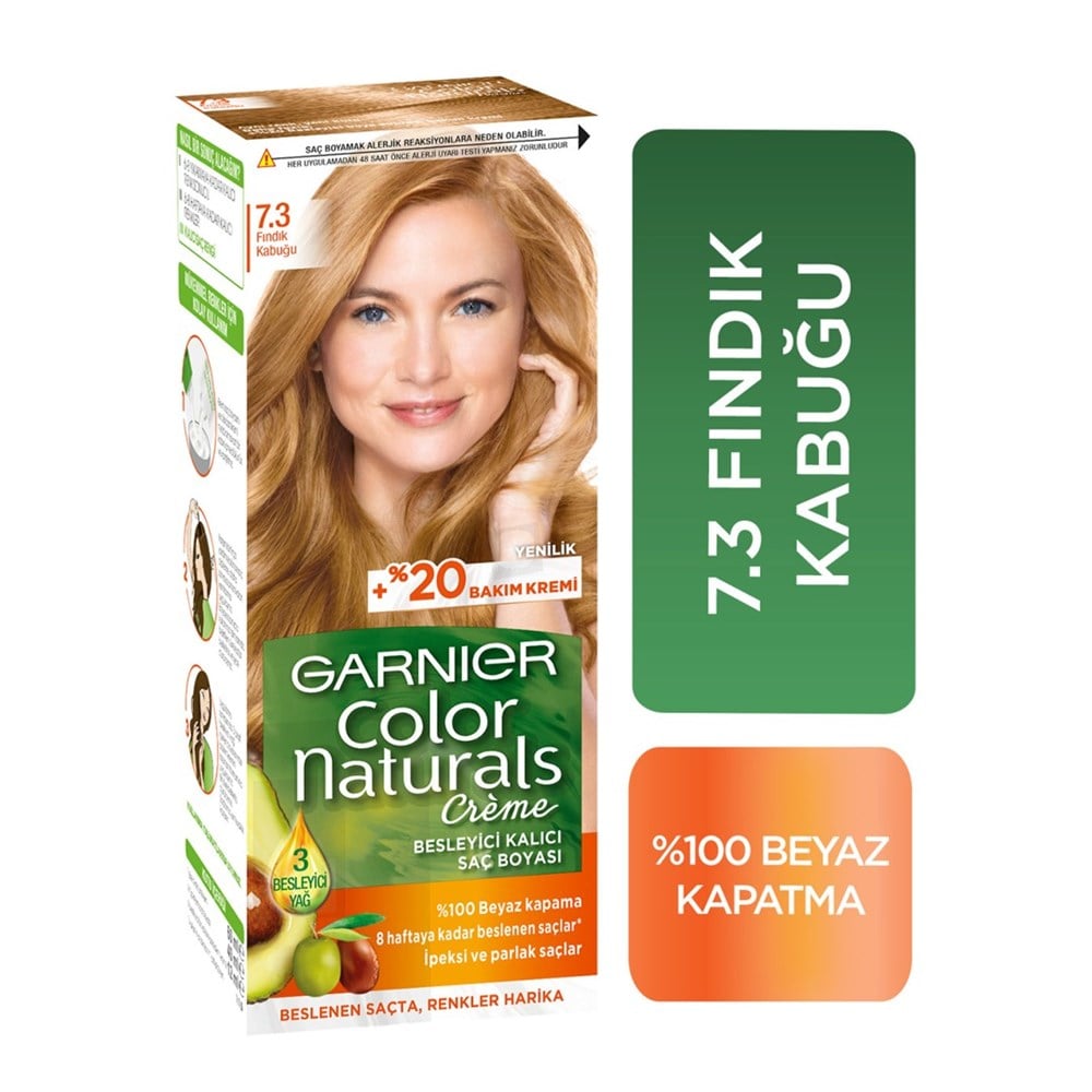 Garnier Color Naturals 7.3 Fındık Kabuğu