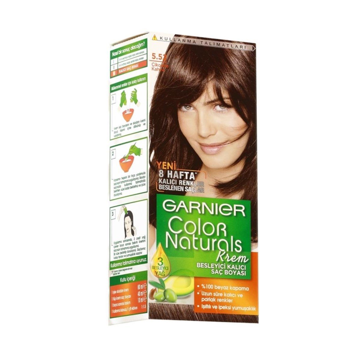 Garnier Color Naturals Saç Boyası 5.52 Çikolata Kahve
