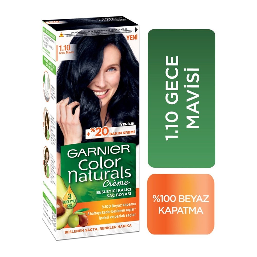 Garnier Color Naturals Turquıe 1.10 Gece Mavisi