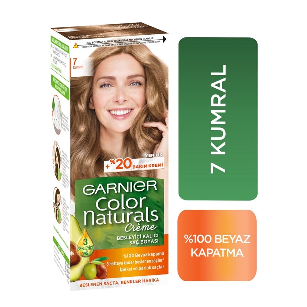Garnier Color Naturals Turquıe 7 Kumral