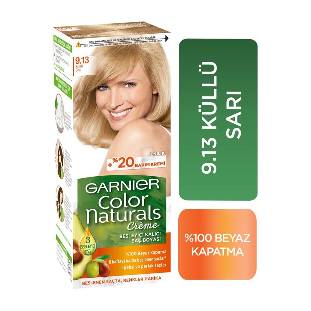 Garnier Color Naturals Turquıe 9.13 Küllü Sarı