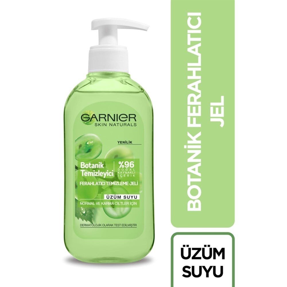 Garnier Ferahlatıcı Botanik Üzüm Temizleme Jeli Normal Ve Karma 200 Ml