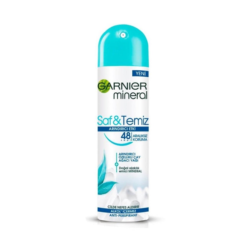 Garnier Mineral Deodorant Saf & Temiz150 Ml
