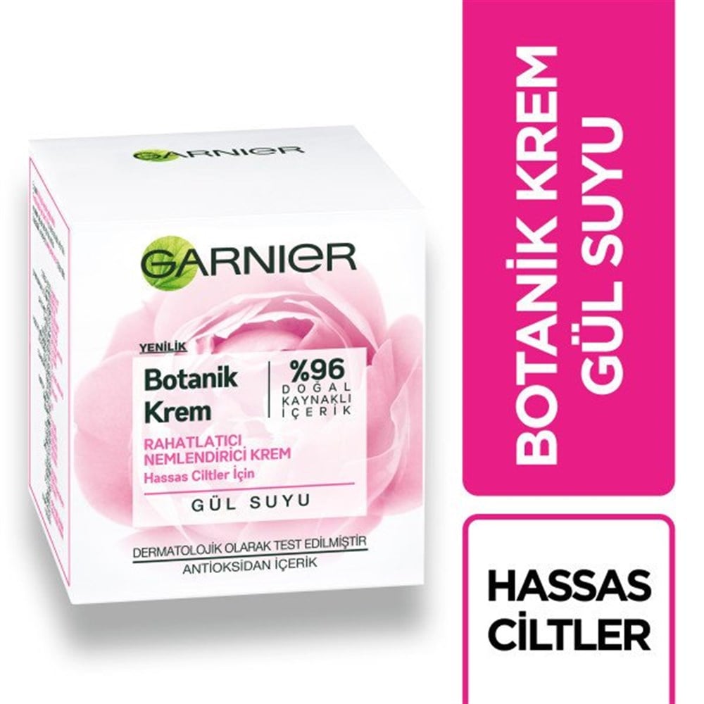 Garnier Rahatlatıcı Botanik Gül Krem Hassas 50 Ml
