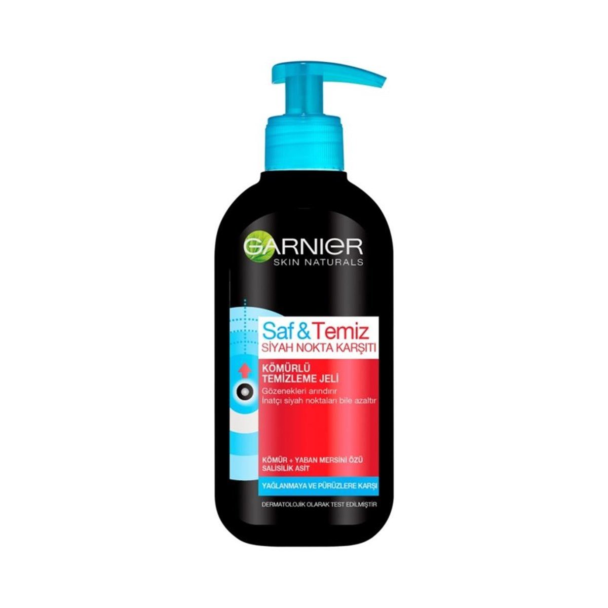 Garnier Saf & Temiz Siyah Nokta Karşıtı Kömürlü Temizleme Jeli 200 Ml