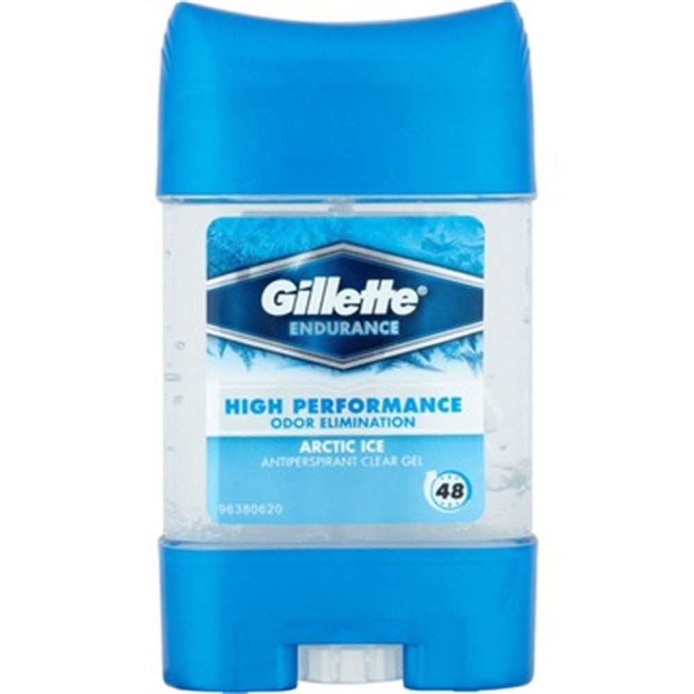 Gillette Endurance Arctic Ice Antiperspirant Clear Gel 70 Ml
