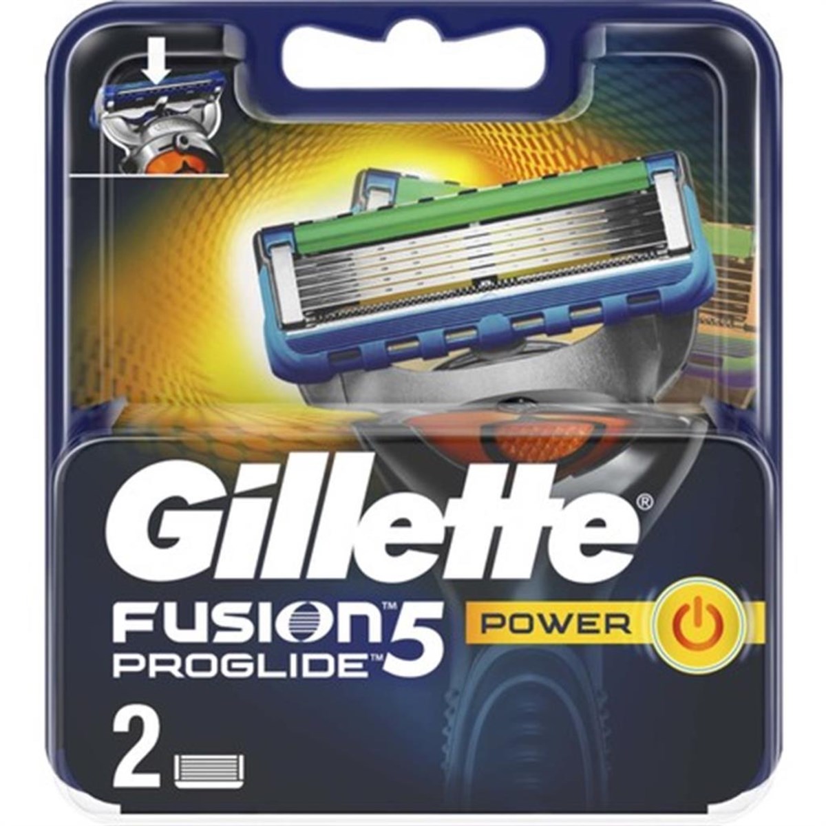 Gillette Fusion ProGlide Power Yedek Bıçak 2'li