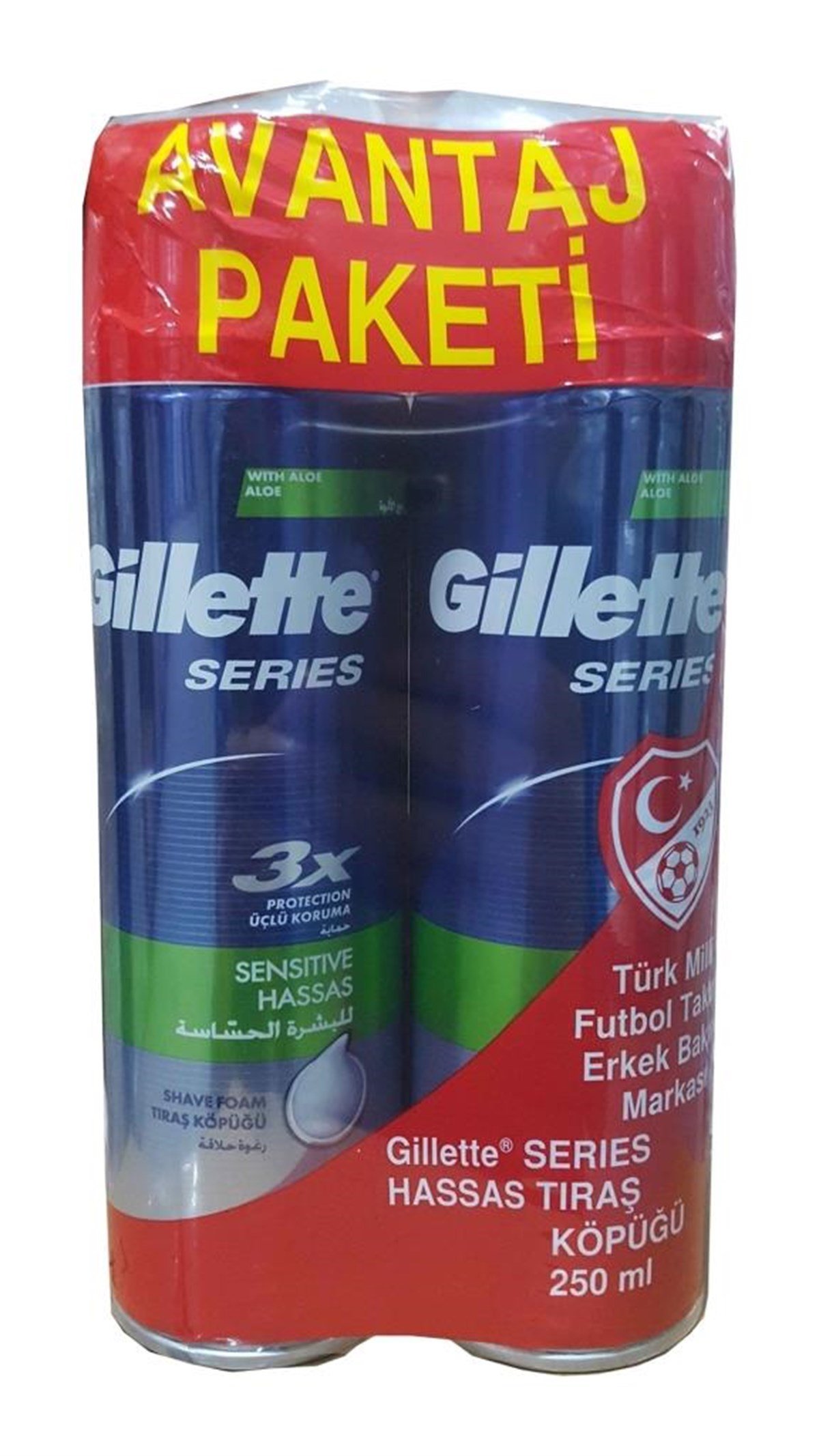 Gillette Series Hassas Tıraş Köpüğü 2 Adet 250 ML