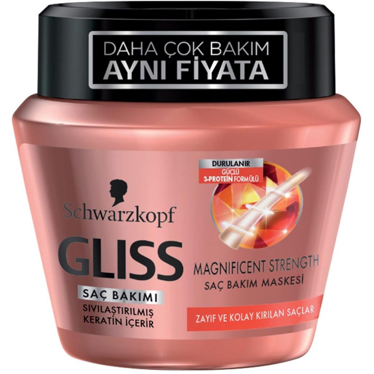 Gliss Saç Maskesi Magnıfıcent Strength 300 ML
