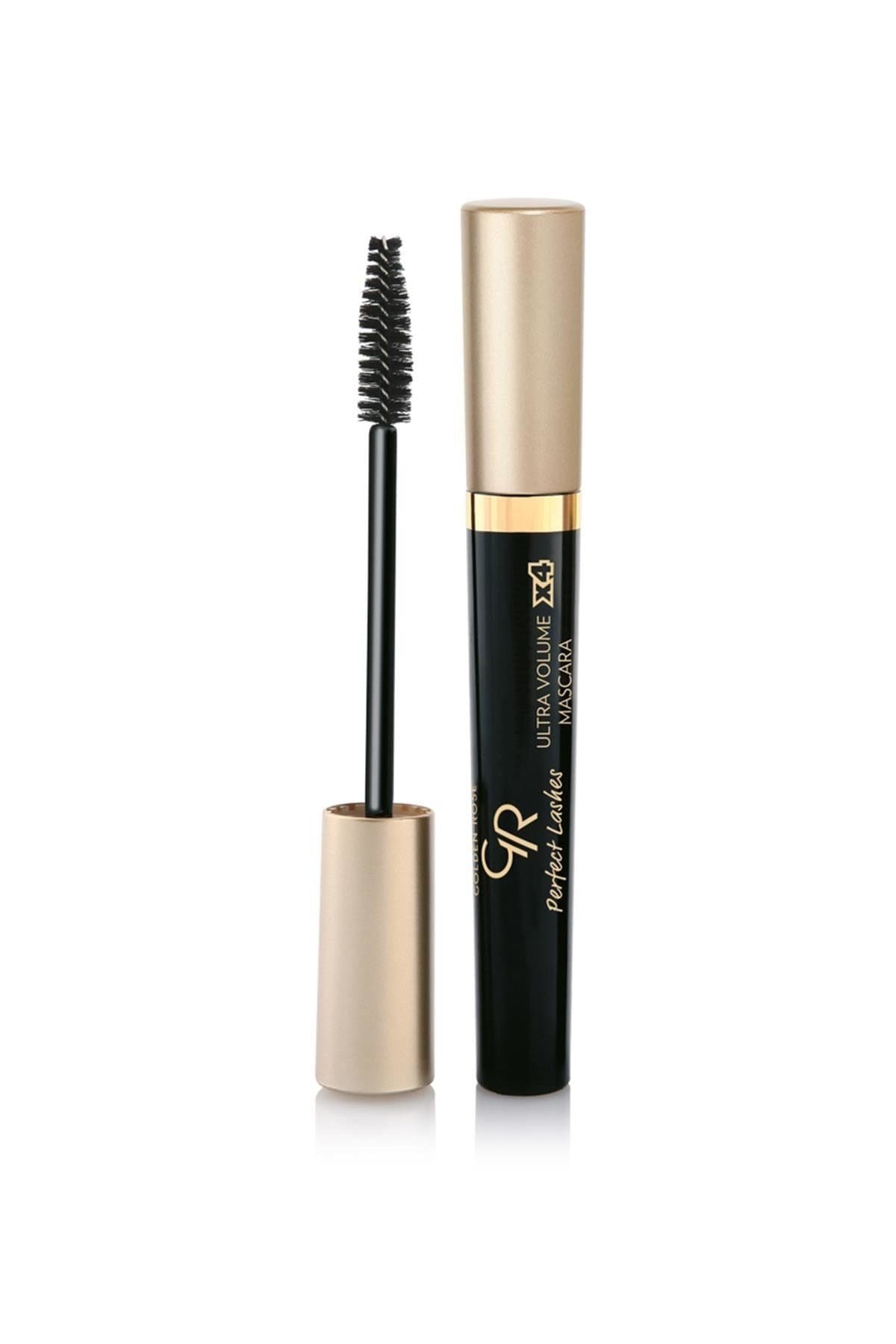 Golden Rose Ultra Hacim Veren Siyah Maskara Perfect Lashes Ultra Volume x4