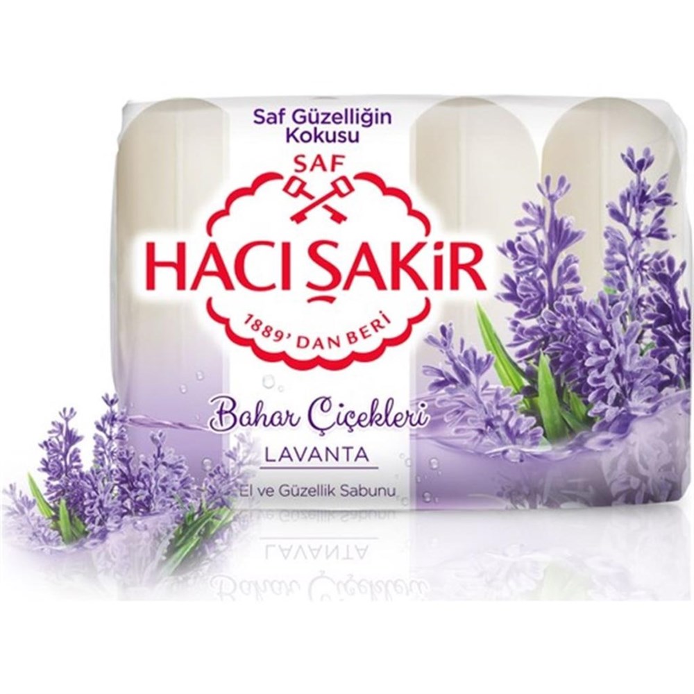 Hacı Şakir Güzellik Sabunu Lavanta 4x70 Gr