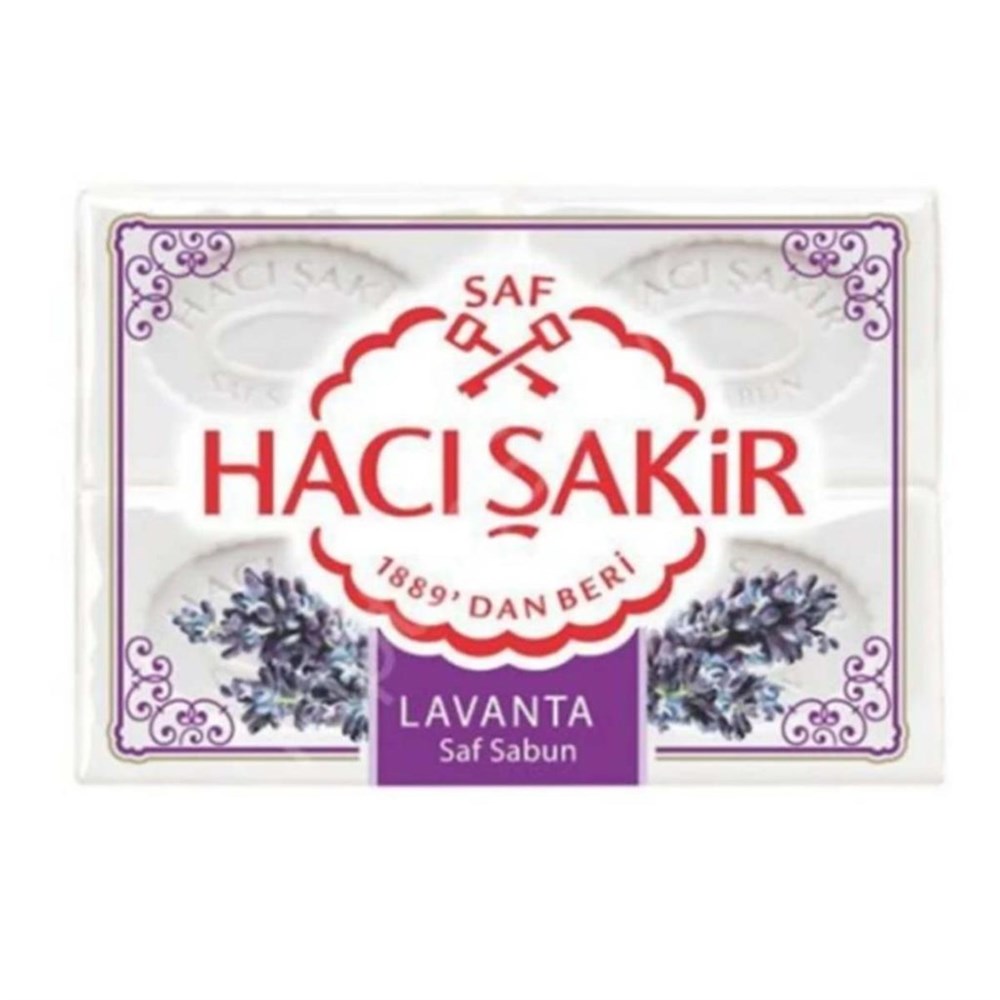 Hacı Şakir Lavanta Kalıp Sabun 4 Adet 150 GR