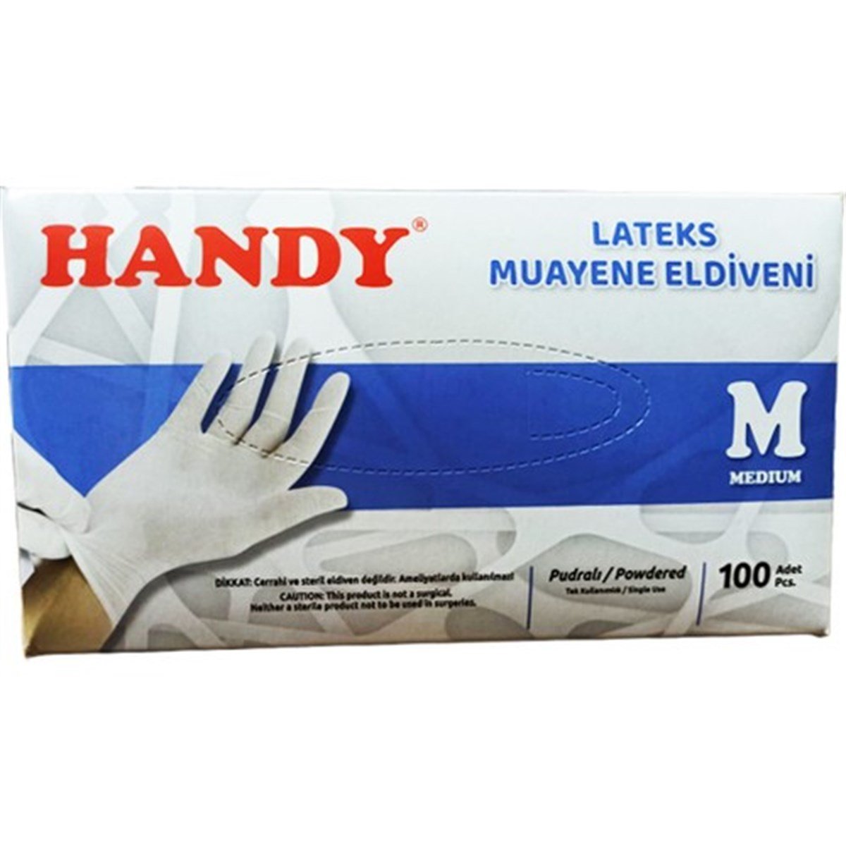 Handy Latex Muayne Eldiveni 100 Adt M