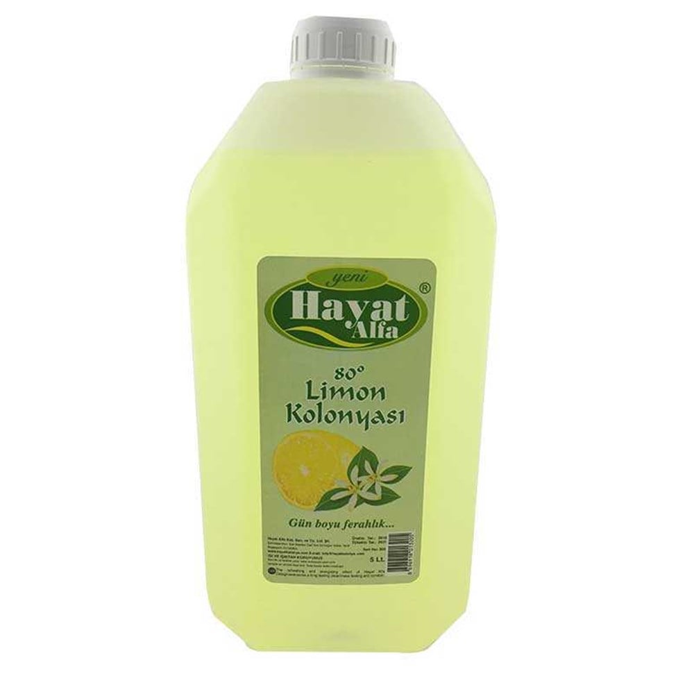 Hayat Alfa Limon Kolonyası 5 Lt