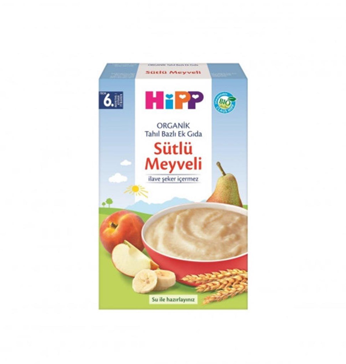 Hipp Organik Sütlü Meyveli Tahıl Bazlı Ek Gıda 250 Gr