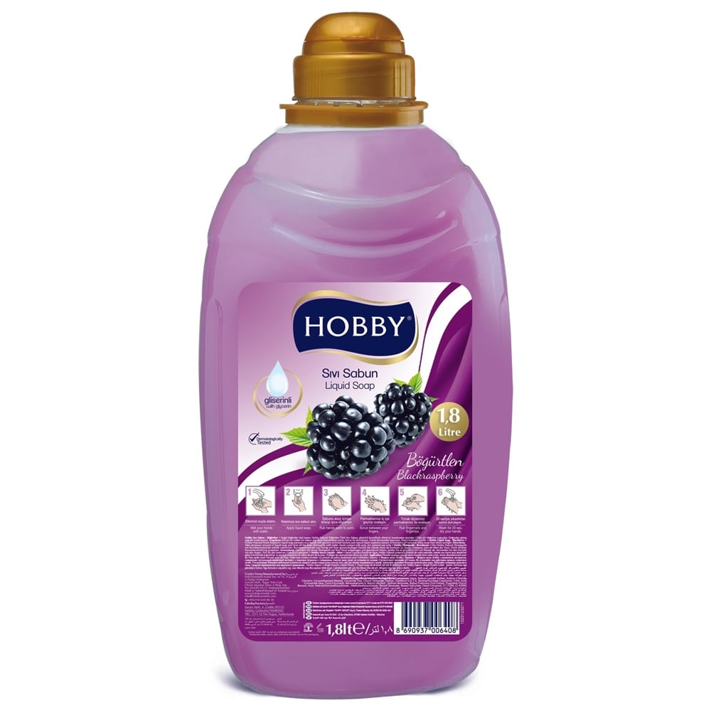 Hobby Sıvı Sabun Böğürtlen 1800 Ml