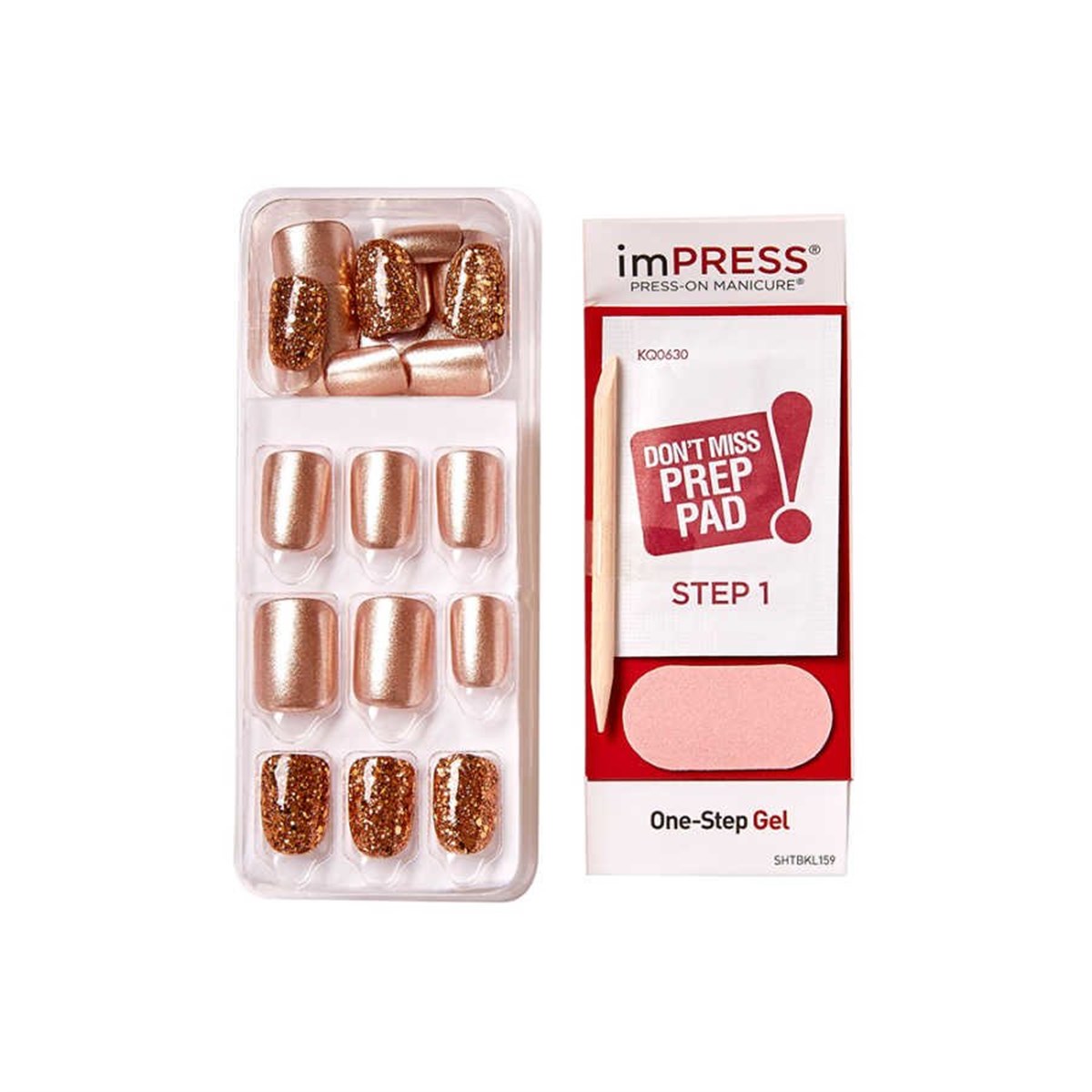 İmpress Kendinden Yapışkanlı Takma Tırnak- BIPA010 (Altın)