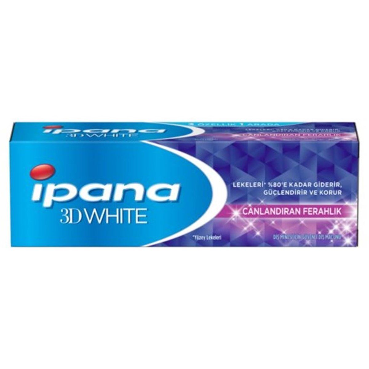 İpana 3 Boyutlu Beyazlık Diş Macunu Canlandıran Ferahlık 75 Ml