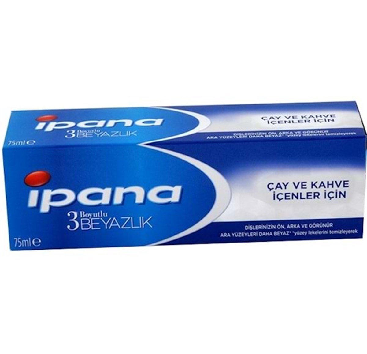 İpana 3 Boyutlu Beyazlık Diş Macunu Çay ve Kahve İçenler İçin 75 Ml