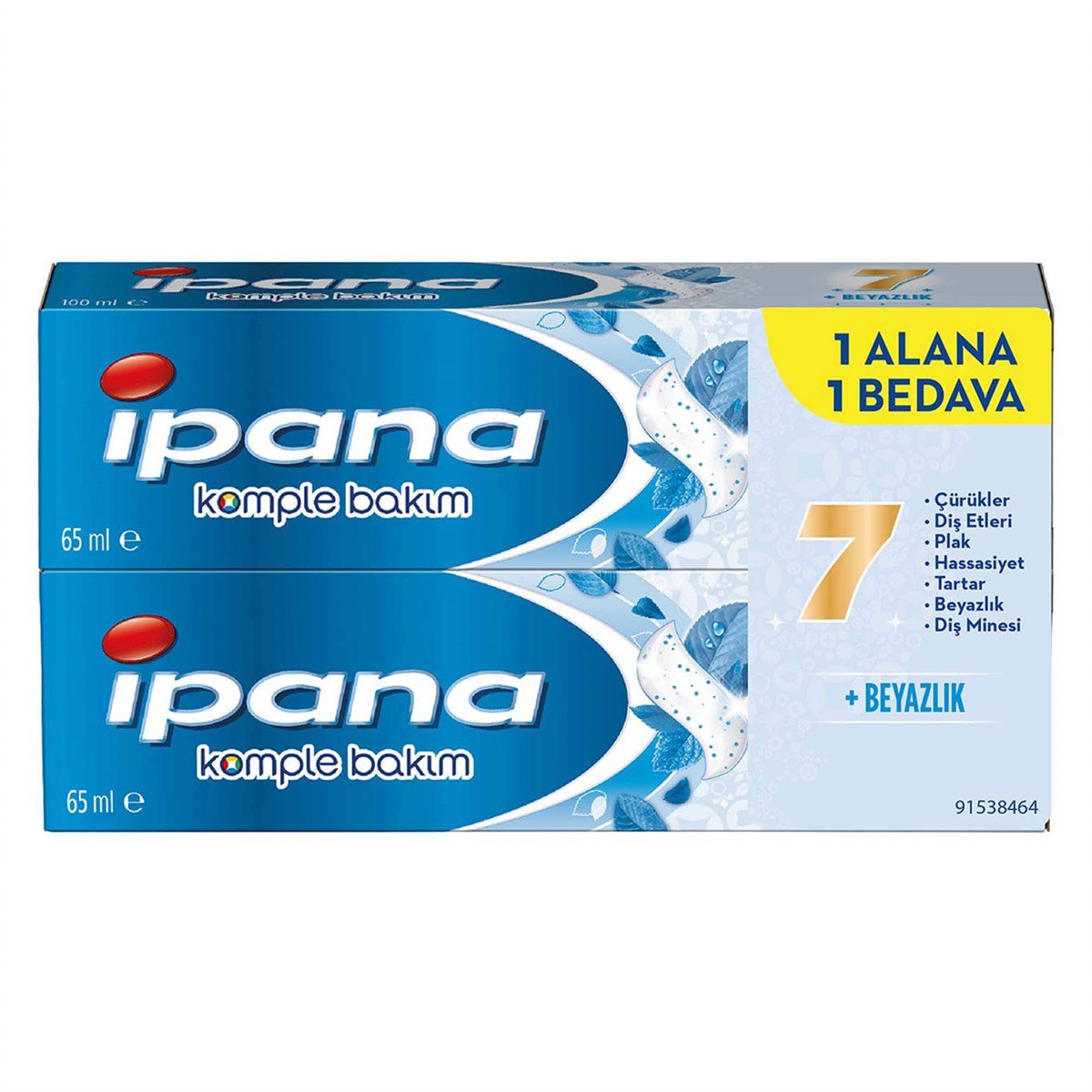 İpana Diş Macunu 1+1 Komple Bakım