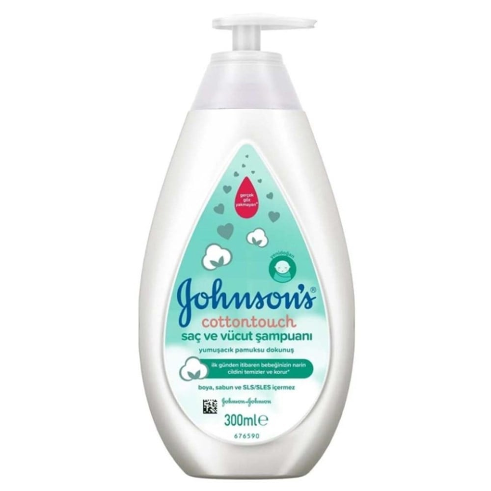 Johnsons Baby Bebek Cottontouch Saç Ve Vücut Şampuanı 300 ML