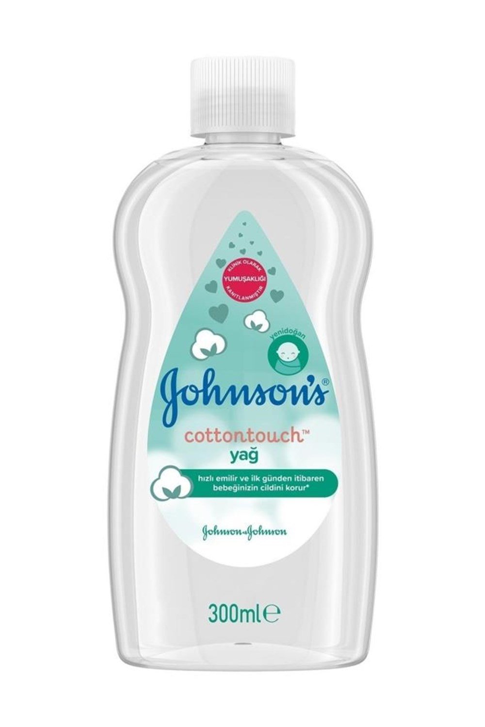 Johnsons Baby Bebek Yağı Cottontouch 300Ml (Yeni Doğan)