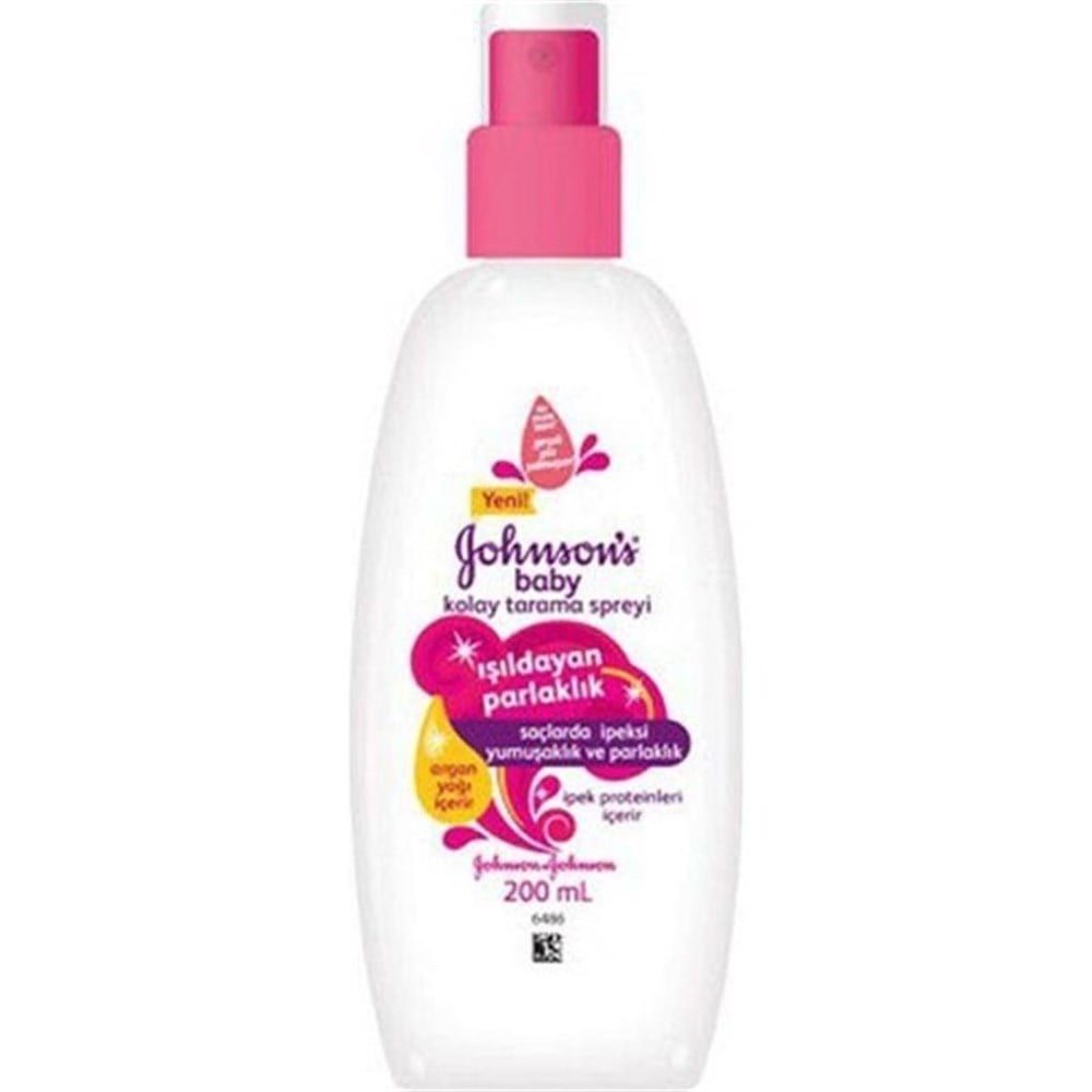 Johnsons Baby Işıldayan Parlaklık Serisi Kolay Tarama Spreyi 200 ML