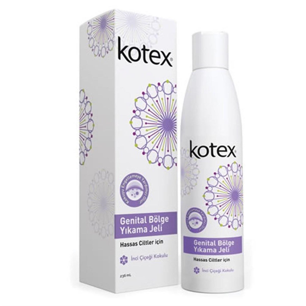 Kotex Genital Bölge Yıkama Jeli Hassas Cilt 236 Ml