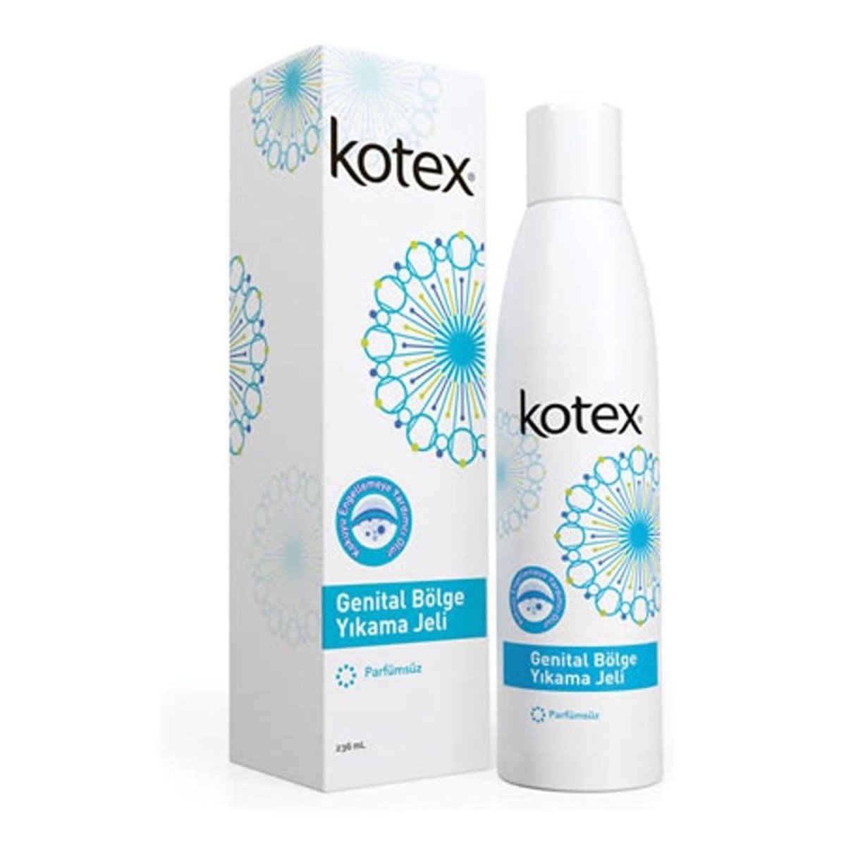 Kotex Genital Bölge Yıkama Jeli Parfümsüz 236 Ml