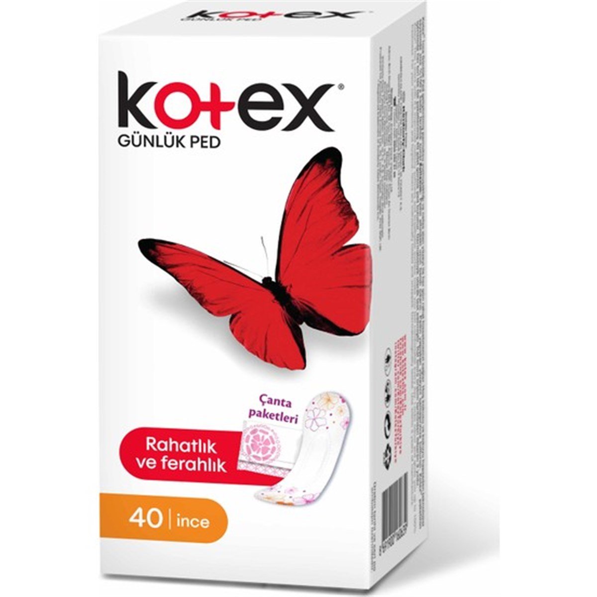 Kotex İnce Günlük Ped Aloe Vera (40 Adet)