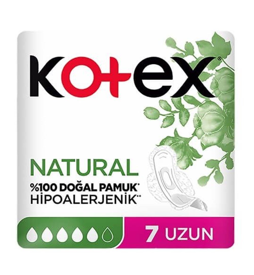 Kotex Naturel Uzun 7' Li