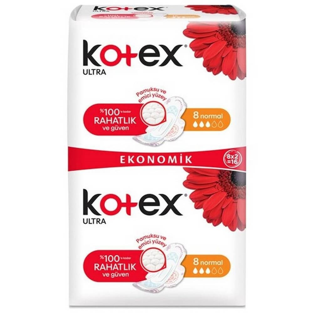 Kotex Ultra Double Eko Normal 16Lı