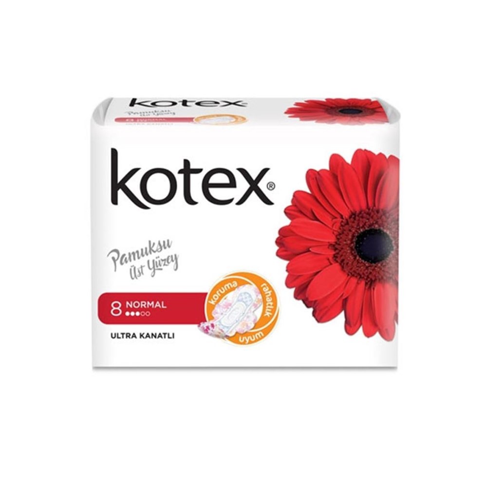 Kotex Ultra Kanatlı Normal (8 Adet)