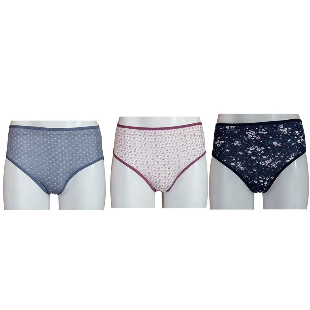 Koza Bayan Desenli Bato Slip 3 Lü M-L