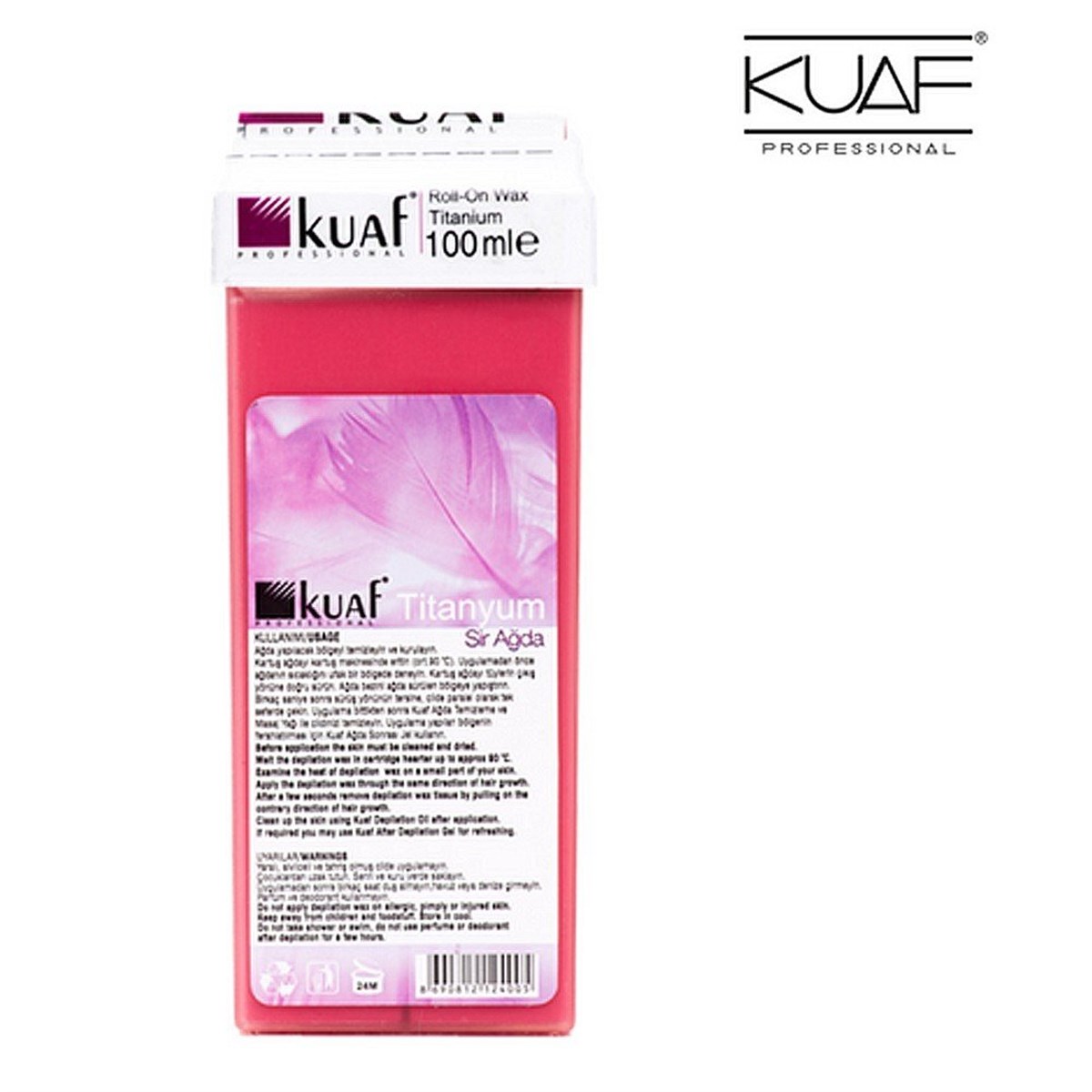 Kuaf Titanyum Kartuş Ağda 100 Ml