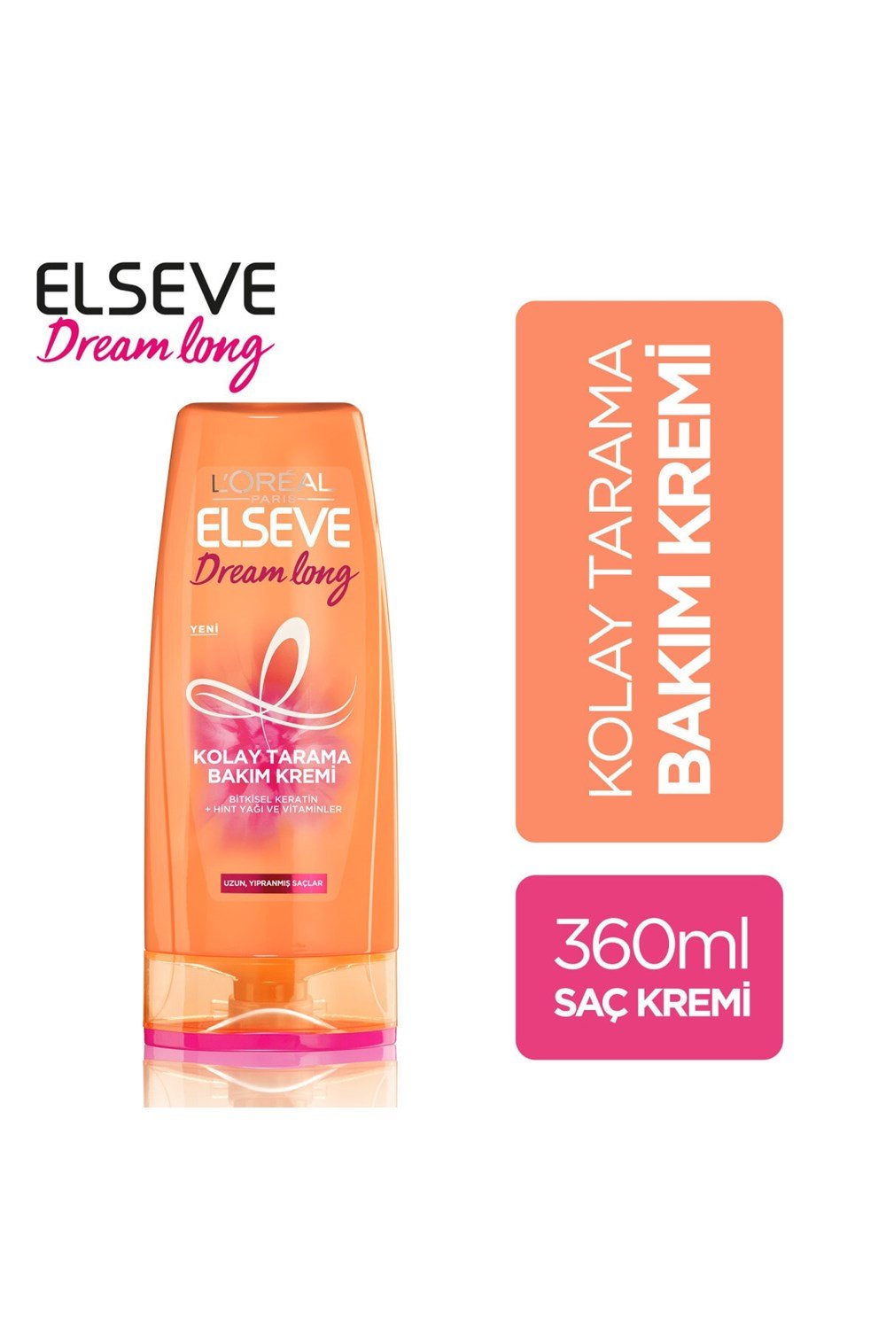 Loreal Elseve Dream Long Onarıcı Saç Bakım Kremi 360 Ml