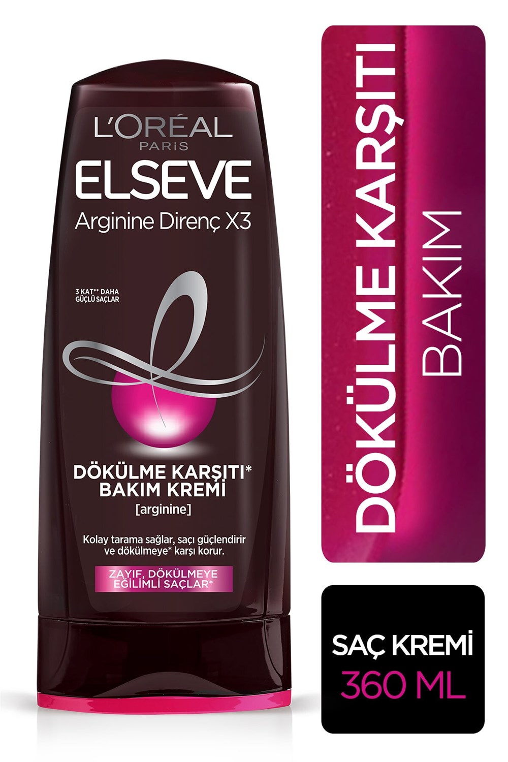 Loreal Elseve Saç Kremi Dökülme Karşıtı Anti-Fall 360 Ml