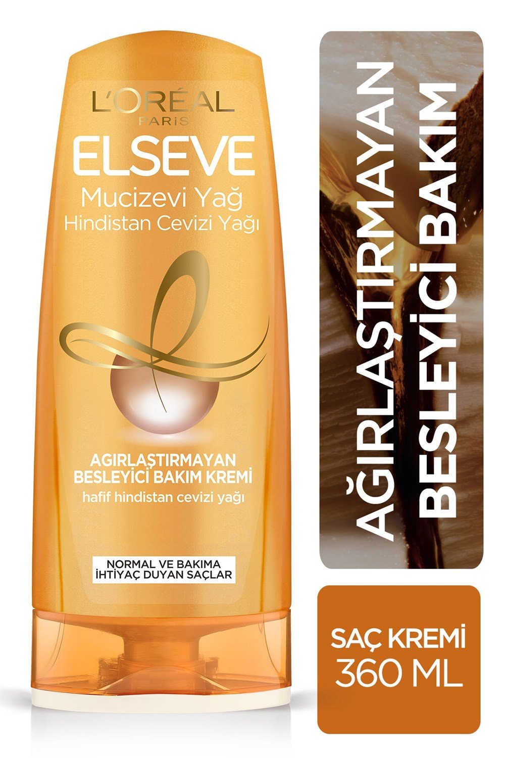 Loreal Elseve Saç Kremi Mucizevi Hindistan Cevizi Yağı 360 Ml