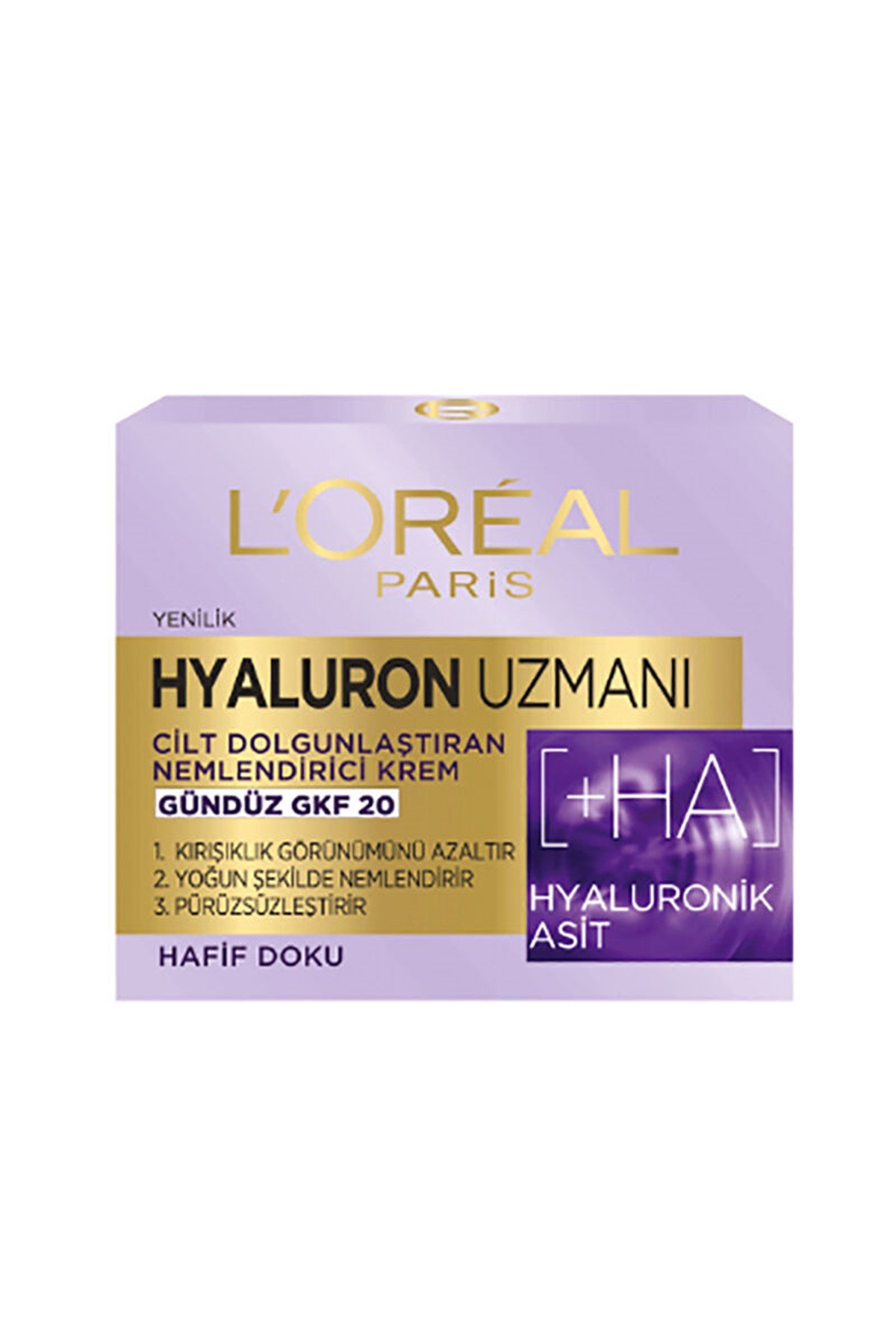 LOREAL HYALURON UZM. CİLT DOLG. NEM GUNDUZ KREM. 50ML