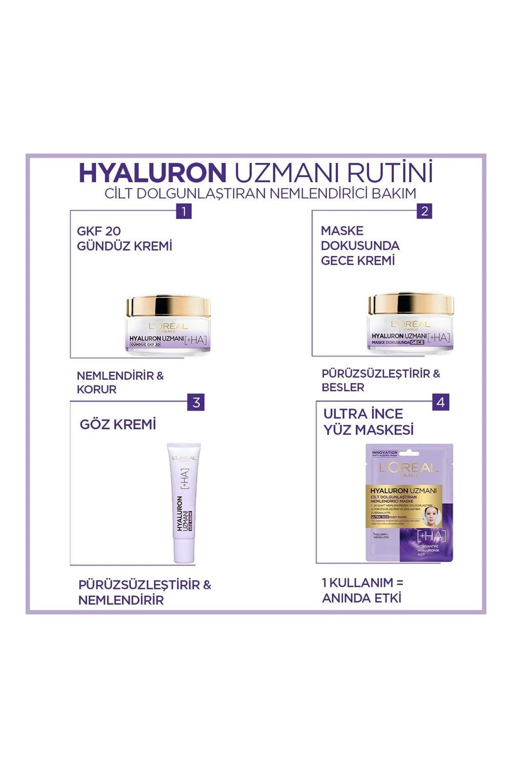 Loreal Hyaluron Uzman Cilt Dolgunlaştırıcı Nem  Göz Kremi 15 Ml