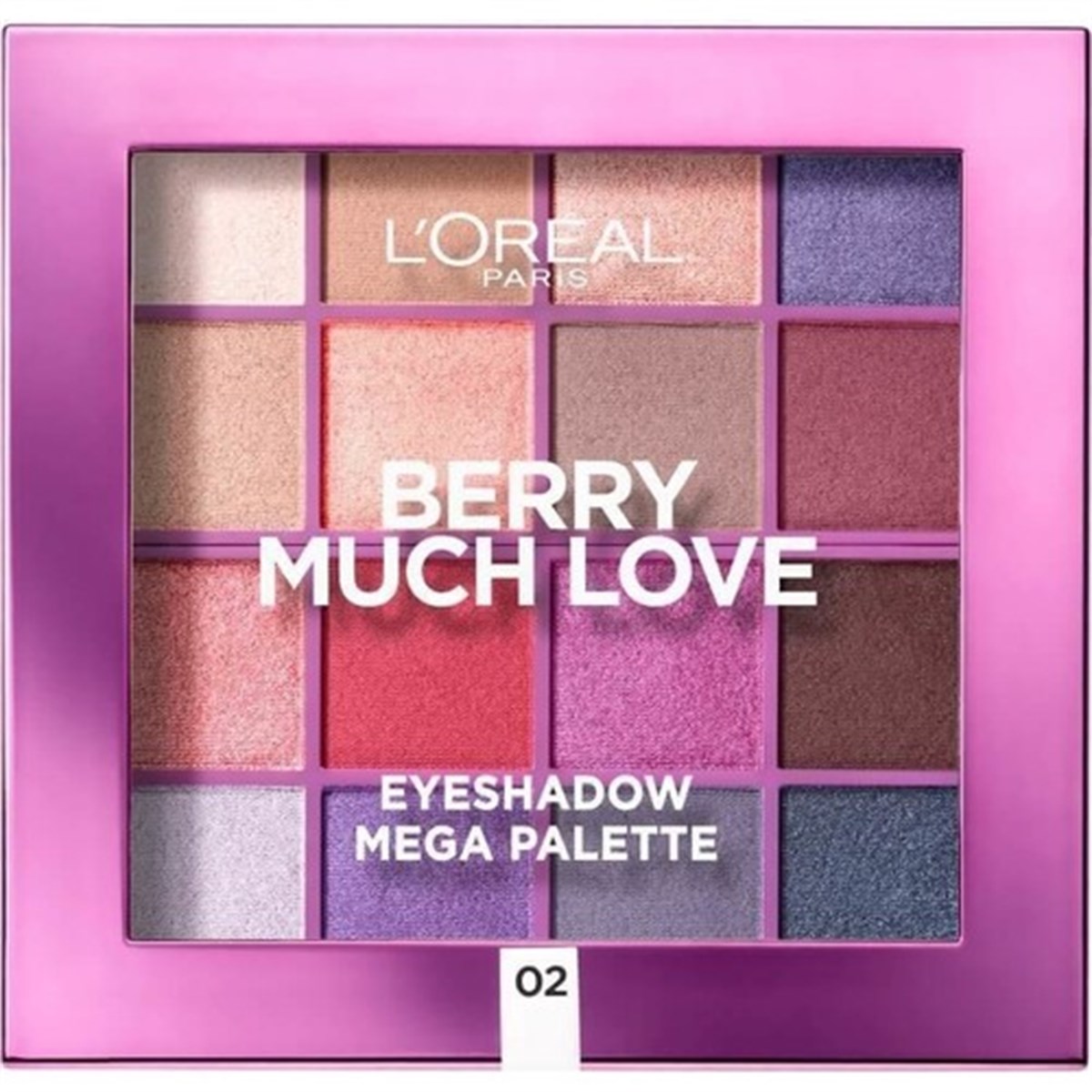 Loreal Paris Berry Much Love Eyeshadow Mega Palette Far Paleti 02