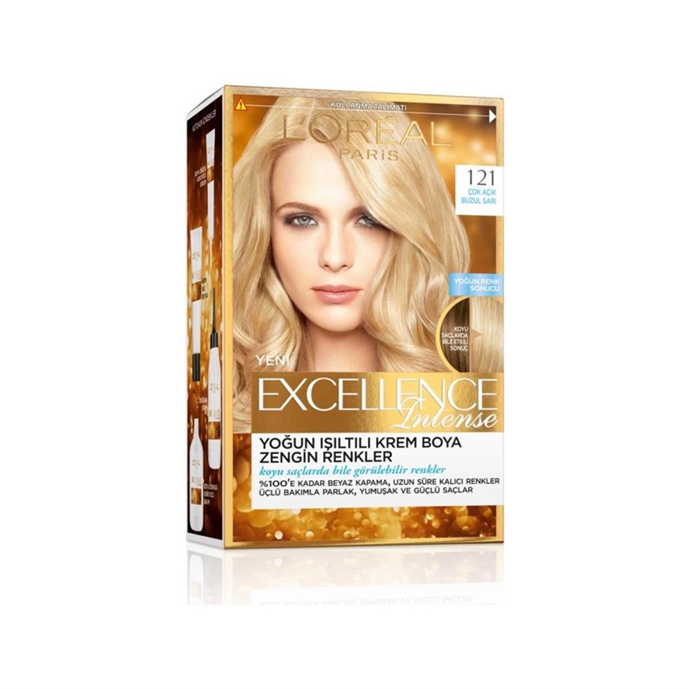 Loreal Paris Excellence Intense Saç Boyası 121 Çok Açık Buzul