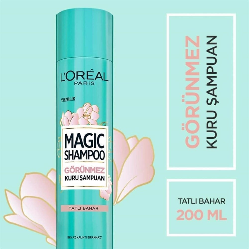 Loreal Paris Görünmez Kuru Şampuan  Magic Shampoo 200 ml Tatlı Bahar