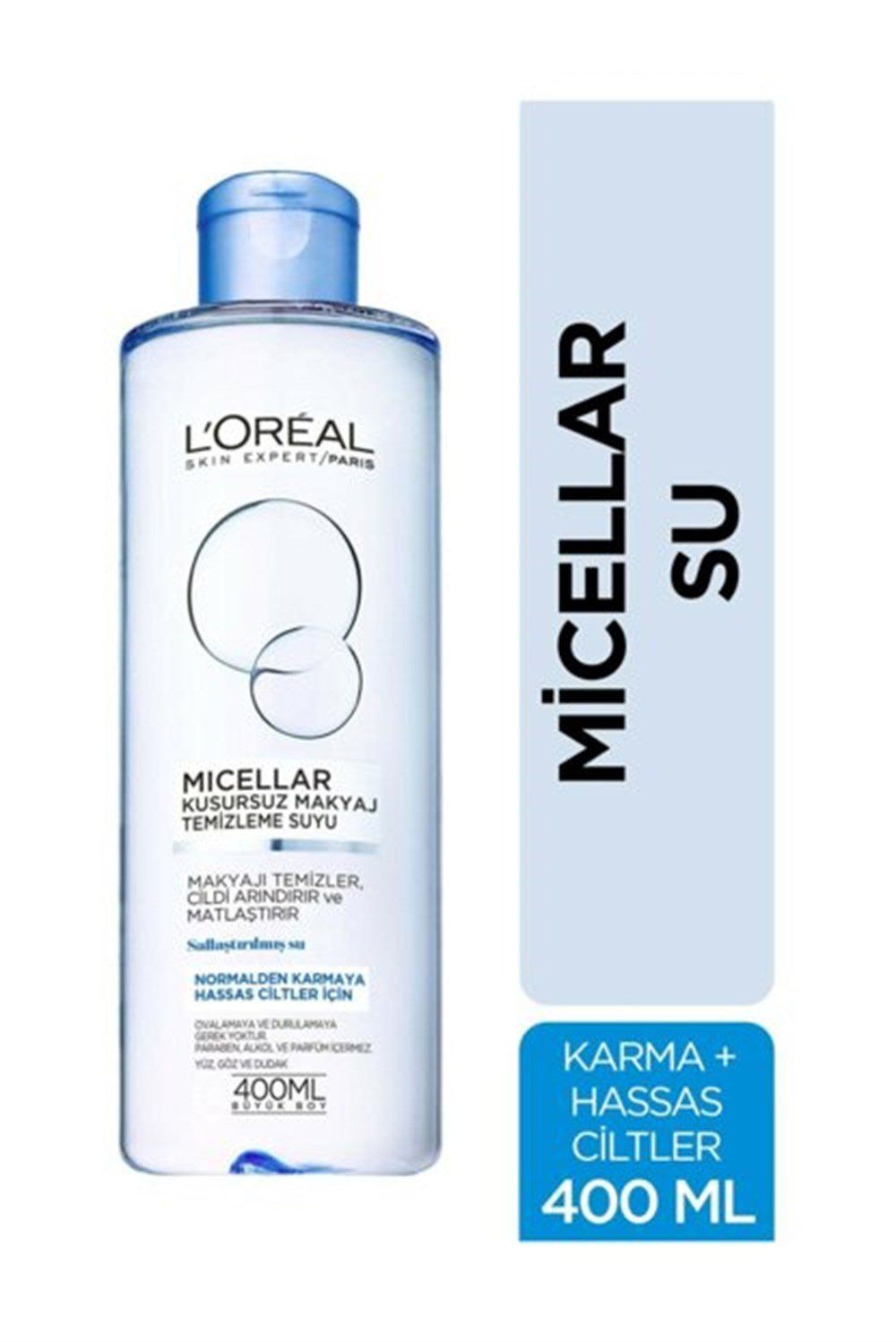 Loreal Paris Micellar Kusursuz Makyaj Temizleme Suyu Normal 400 Ml 