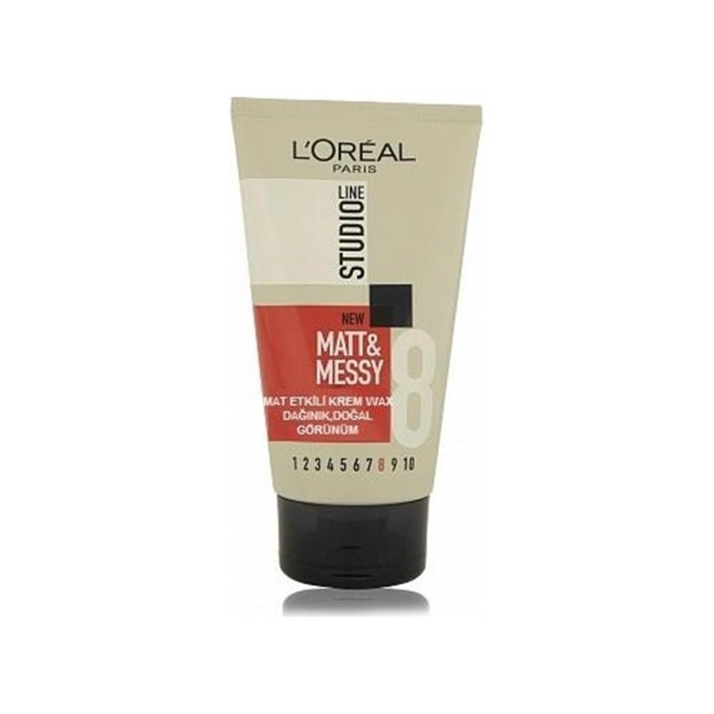 Loreal Paris Studio Line Matt & Messy Mat Etkili Krem Wax 150 Ml