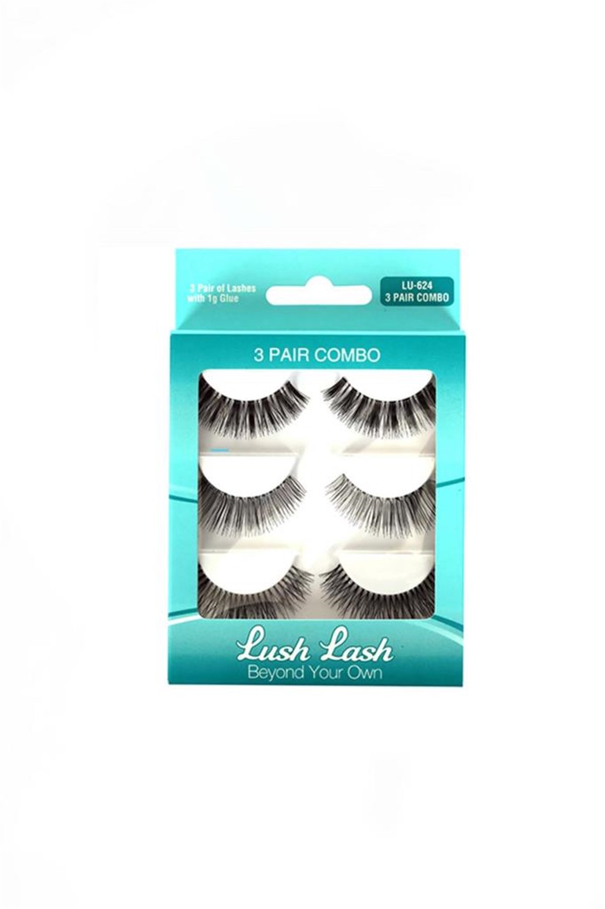 Lush Lash Takma 3'lü Bonus Pack Takma Kirpik  LU 624