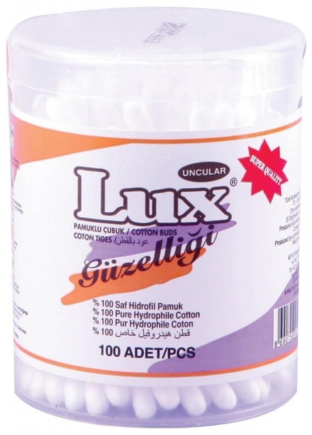 Lüx Pamuklu Çubuk 100 Adet