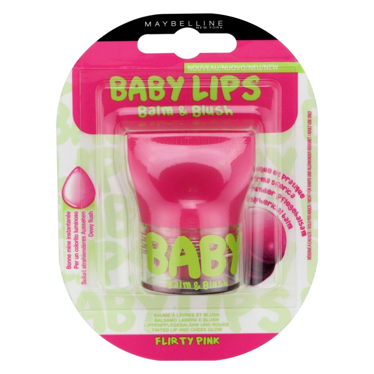 Maybelline Baby Lips Balm & Blush Dudak Ve Yanak Balmı 02 Flirty Pink